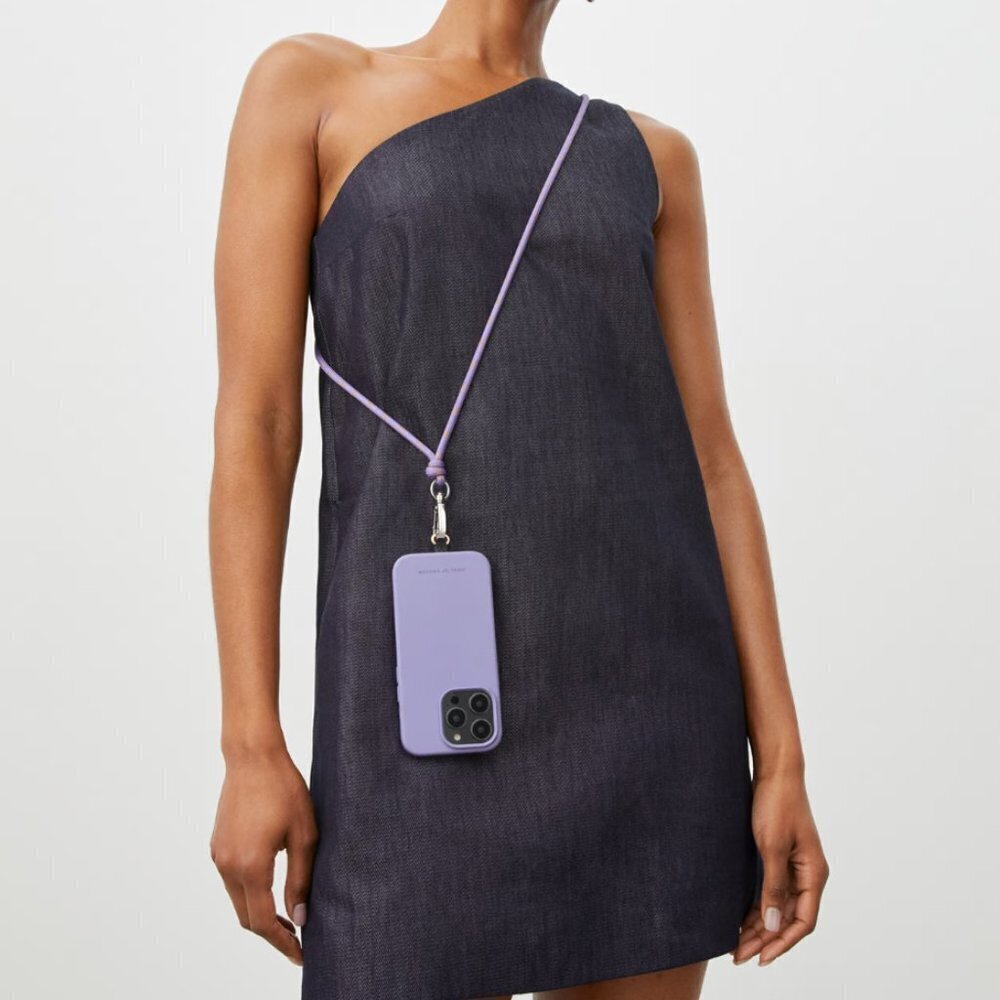 Ideal of Sweden Cord Phone Strap Multiple Purple